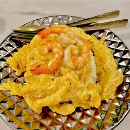 ข้าวไข่ข้นกุ้ง