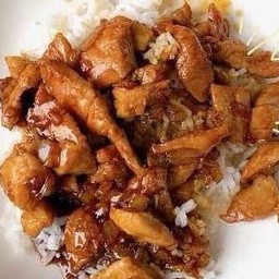 ข้าวหมูผัดน้ำมันหอย
