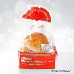 ขนมปังแครนเบอรี่ลูกเกด