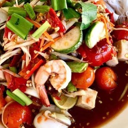 ส้มตำทะเลปลาร้า