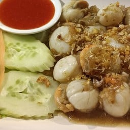 หอยเชลล์ทอดกระเทียม