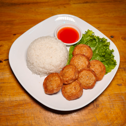 ข้าวหมูยอทอด