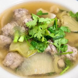 กับข้าว ต้มจืดเกี้ยมฉ่ายหมูสับ
