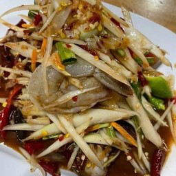 ส้มตำกุ้งสดปลาร้า