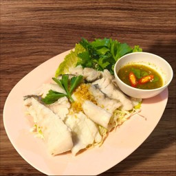 ปลาช่อนลวกจิ้ม