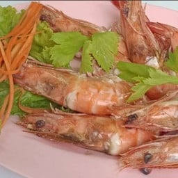กุ้งอบเกลือ (นำ้จิ้มซีฟู๊ด)