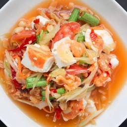 ส้มตำไข่เค็ม