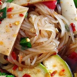 ส้มตำเส้นเล็กปลาร้า