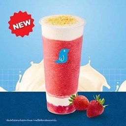 สตรอเบอรี่สดปั่นครีมชีส