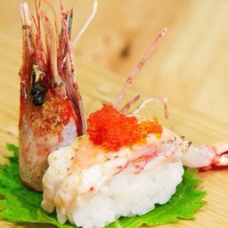 ซูชิอามะเอบิเผาไฟซอสเมนไต