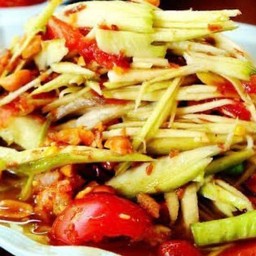 ส้มตำมะม่วงไทยปู