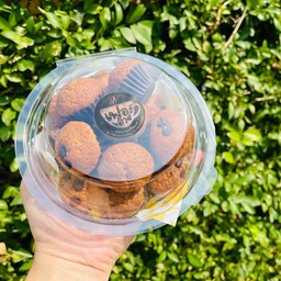 เค้กกล้วยหอมชิ้นมินิ กล่อง 15 ชิ้น