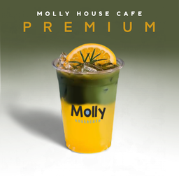 พรีเมี่ยม มัทฉะ X น้ำส้มแท้ 100%