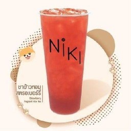 ชาข้าวหอมสตอเบอรี่