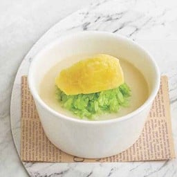 ข้าวเหนียวใบเตยน้ำกะทิทุเรียน