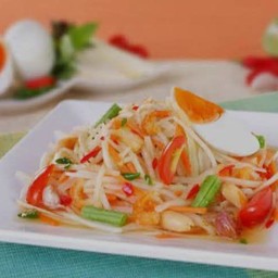 ตำไทยไข่เค็ม