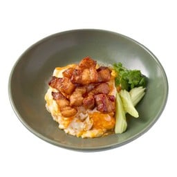 ข้าวไข่ขยี้หมูเค็ม