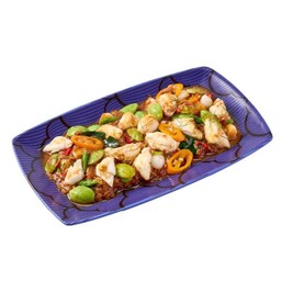 เนื้อปูผัดสะตอ