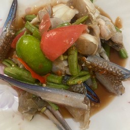 ตำเหลาปูม้าแช่น้ำปลา