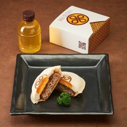 ชุดพ็อกเก้ตแซนวิชทงคัตสึ สันใน + ชาเขียว