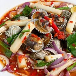 ตำไหลบัวหอยแครง