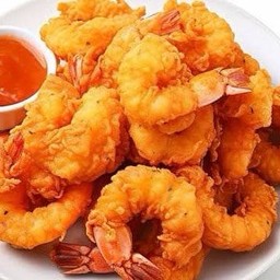 กุ้งชุปแป้งทอด