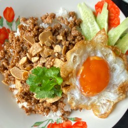 หมูถล่มกระเทียม(กับข้าว)