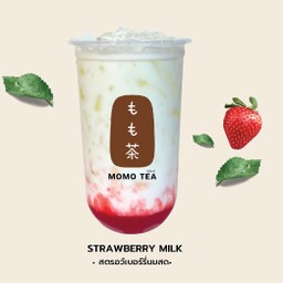 นมสดสตรอว์เบอร์รี่