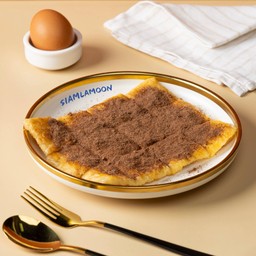 โรตีไข่คลุกฝุ่น (ผงโอวัลติน)