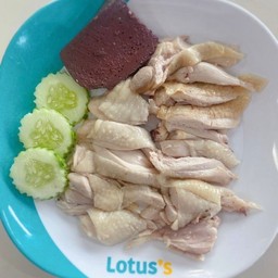 ไก่ต้มสับเปล่า- ข้าวมันไก่ พ.เจง กิสข่าน