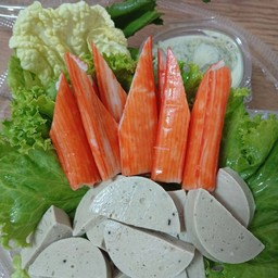 เมี่ยงไก่ยอ+ปูอัด