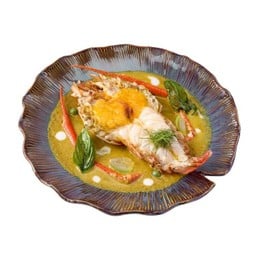 แกงเขียวหวานกุ้งแม่น้ำ