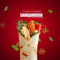 ชวาร์ม่า  ไก่กรอบ Crispy Chicken Shawarma Size S