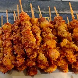 เนื้อล้วนเสียบไม้