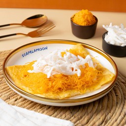 โรตีสยามจัมโบ้มะพร้าวอ่อนฝอยทอง