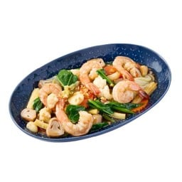 ผัดผักรวมกุ้ง