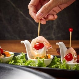 กุ้งครีมซอสค็อกเทล