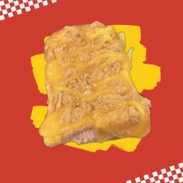 ปังปิ้งแผ่นเนยไก่หยองน้ำสลัดโบราณ