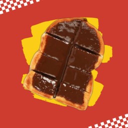 ปังปิ้งแผ่นเนยช็อคโกแลต