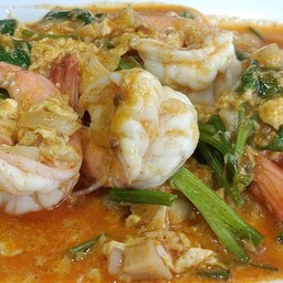 กุ้งผัดผงกระหรี