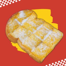 ปังปิ้งแผ่นเนยน้ำตาล