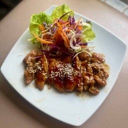 Chicken teriyaki menu