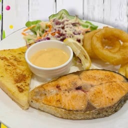 สเต็กปลาแซลม่อน Fish salmon