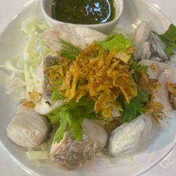 ปลากระพงลวกจิ้ม