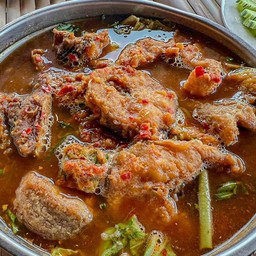 แกงส้มปลาช่อน/ชิ้น (หม้อไฟ)