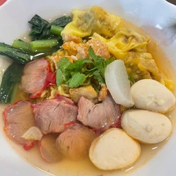 บะหมี่หมูแดงต้มยำมะน๊าว อร่อยแซ่บหลาย