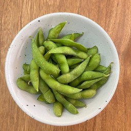 Salted edamame