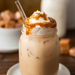 iced caramel latte
