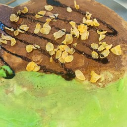 นูเทลล่าใบเตยคอนเฟลก ราดช็อคโกเเลต