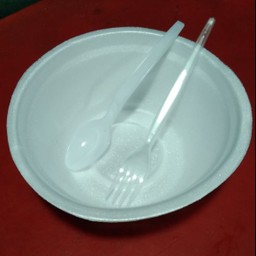 ถ้วยโฟม + ช้อน